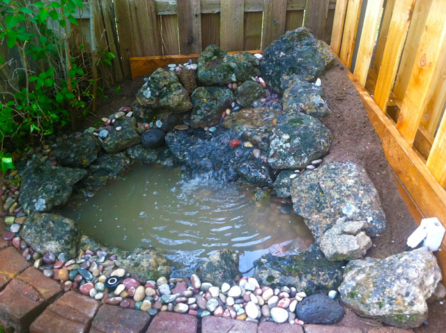 Retaining wall installation