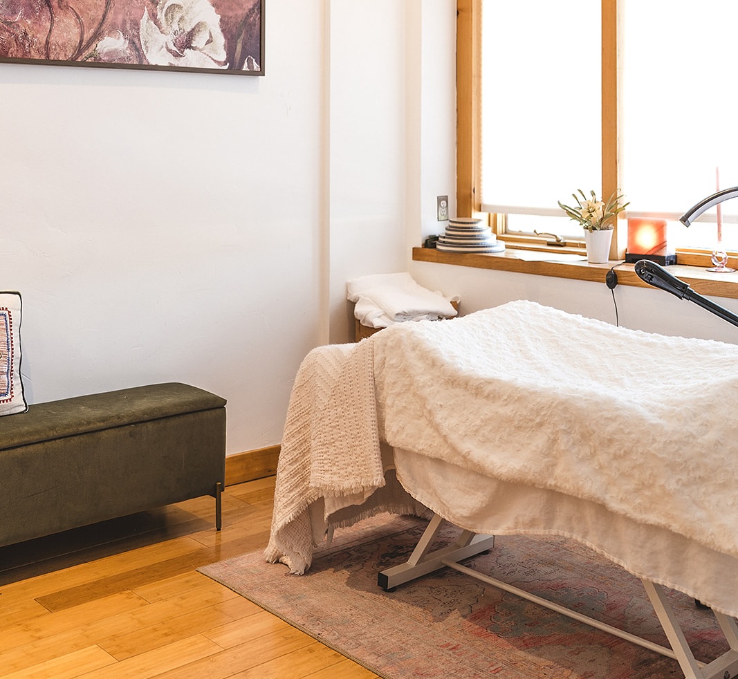 Facial treatment room