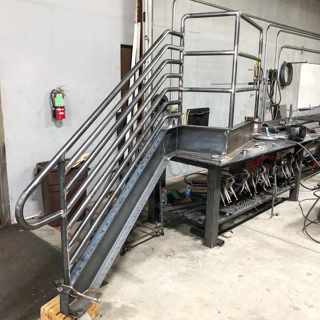 Custom metal fabrication project