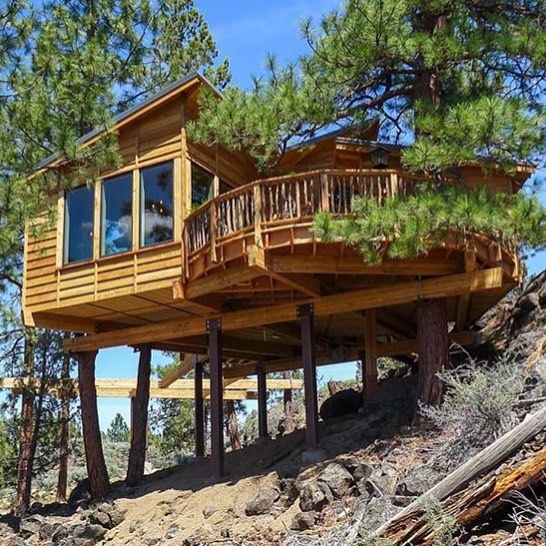 Structural steel treehouse foundation project